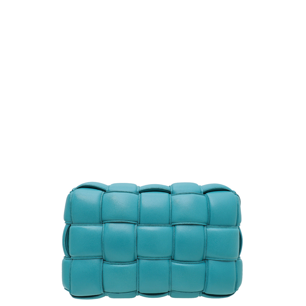 Bottega Veneta Linoleum Blue Maxi Intrecciato Padded Cassette Classic Bag-Bottega Veneta-THE CLOSET