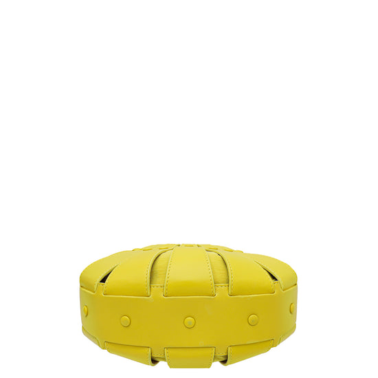 Bottega Veneta Yellow The Shell Small Shoulder Bag