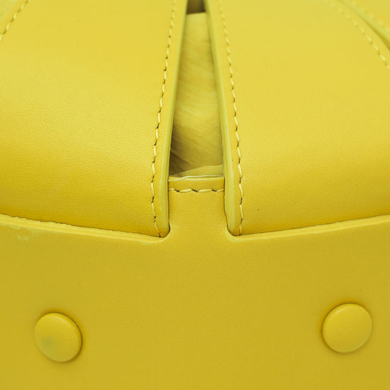 Bottega Veneta Yellow The Shell Small Shoulder Bag