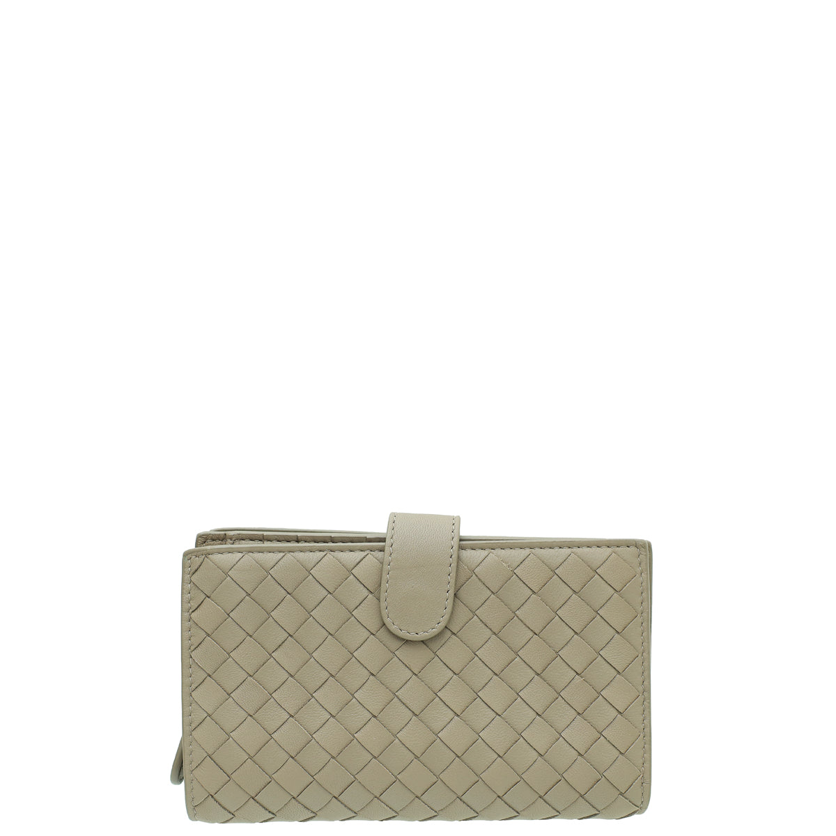 Bottega Veneta Etoupe Intrecciato Nappa French Wallet-Bottega Veneta-THE CLOSET