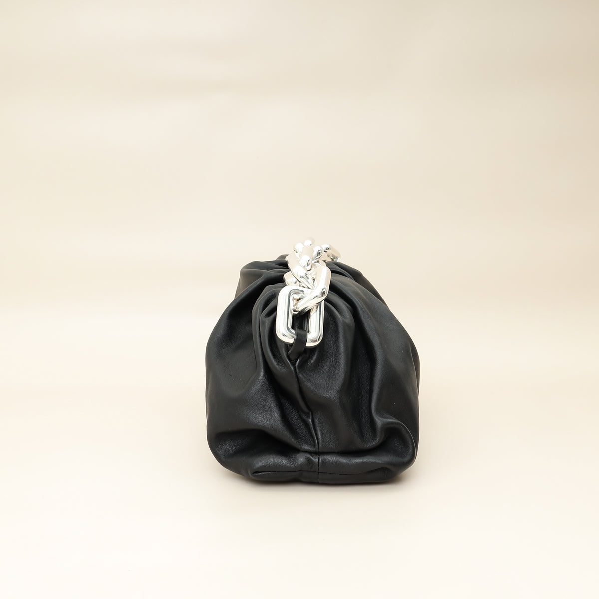 Bottega Veneta Black The Pouch Chain Bag-Bottega Veneta-THE CLOSET