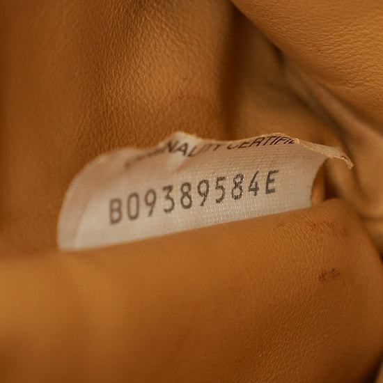 Bottega Veneta Beige Intrecciato Twist Clutch-Bottega Veneta-THE CLOSET