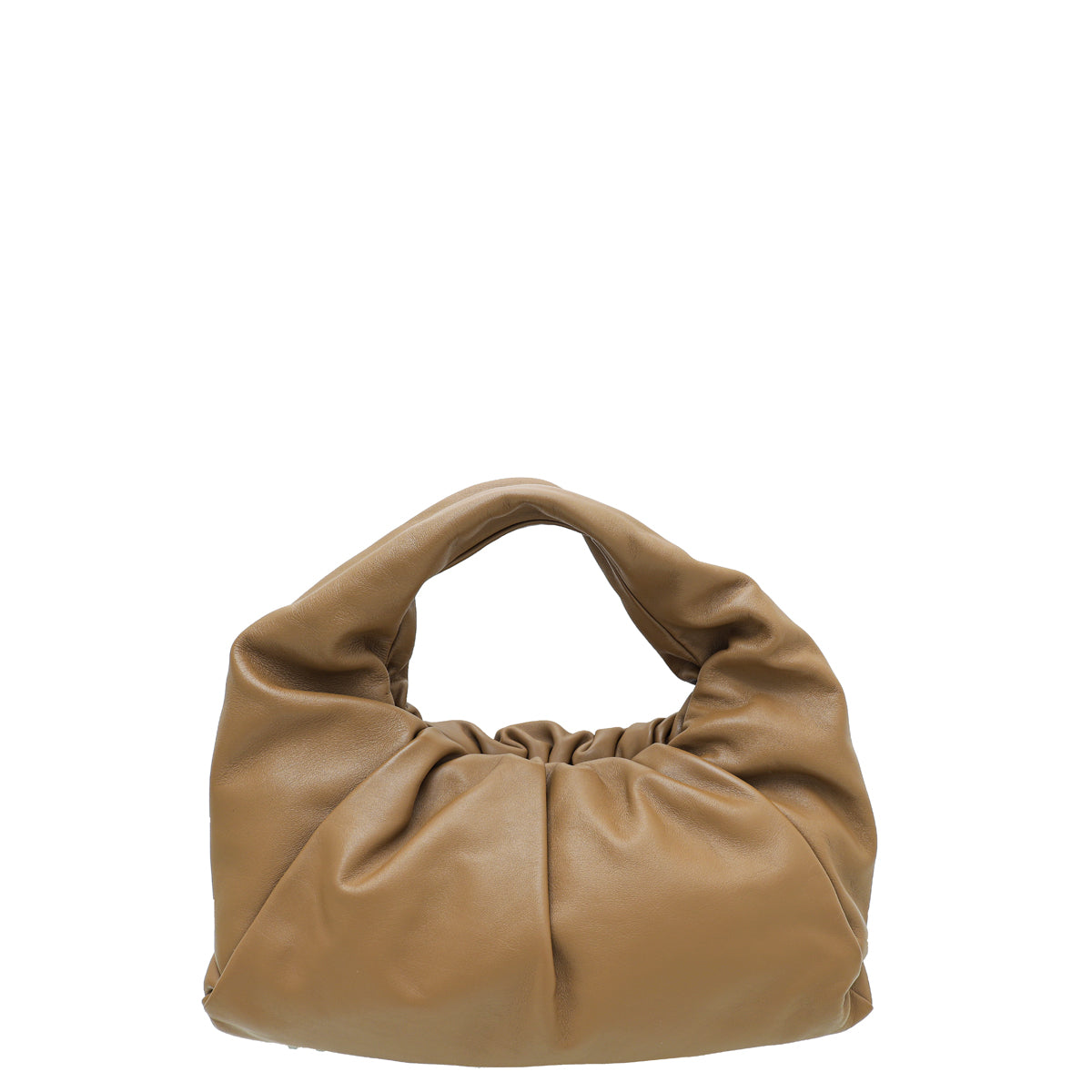 Bottega Veneta Camello Small The Shoulder Pouch-Bottega Veneta-THE CLOSET