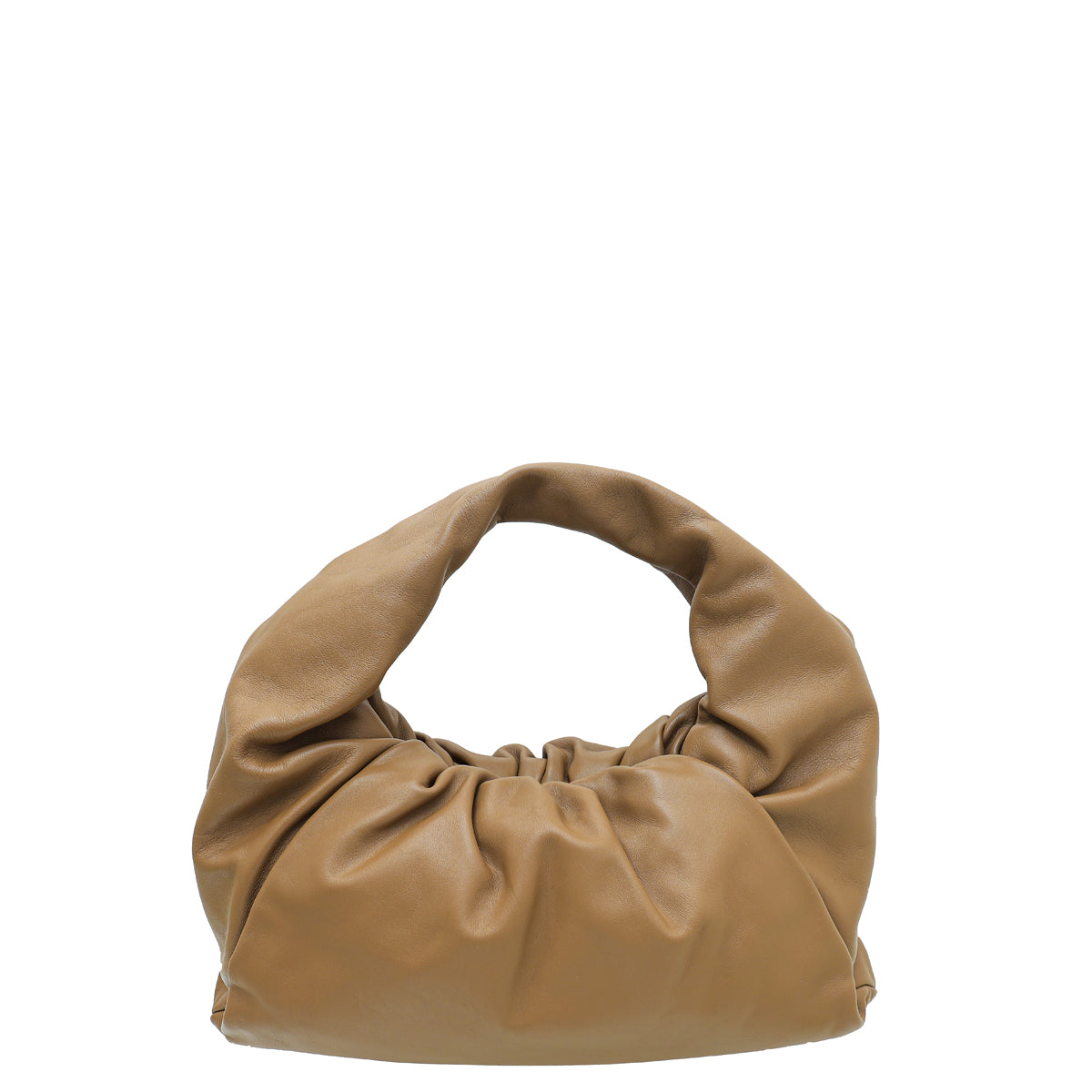 Bottega Veneta Camello Small The Shoulder Pouch-Bottega Veneta-THE CLOSET