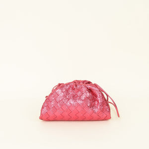 Bottega Veneta Metallic Pink Mini The Pouch