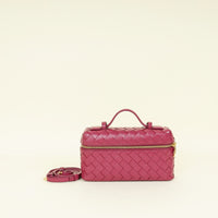 Bottega Veneta Cinnabar Intrecciato Bang Bang Bag