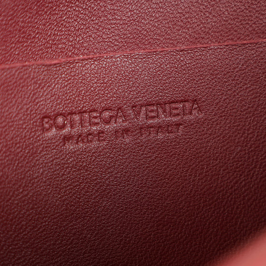 Bottega Veneta Burgundy Cassette Convertible Belt Bag