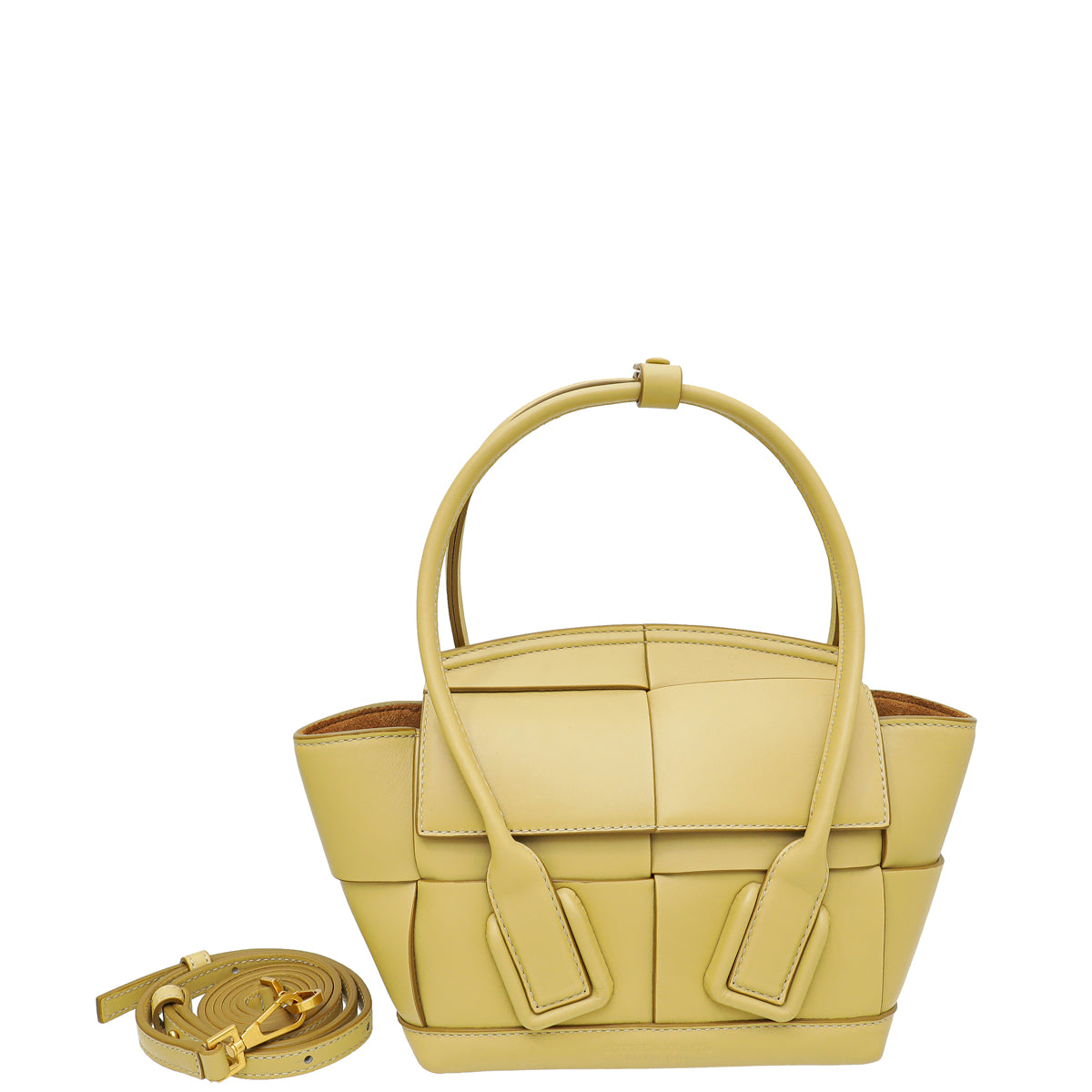 Bottega Veneta Beige Mini Arco French Bag-Bottega Veneta-THE CLOSET