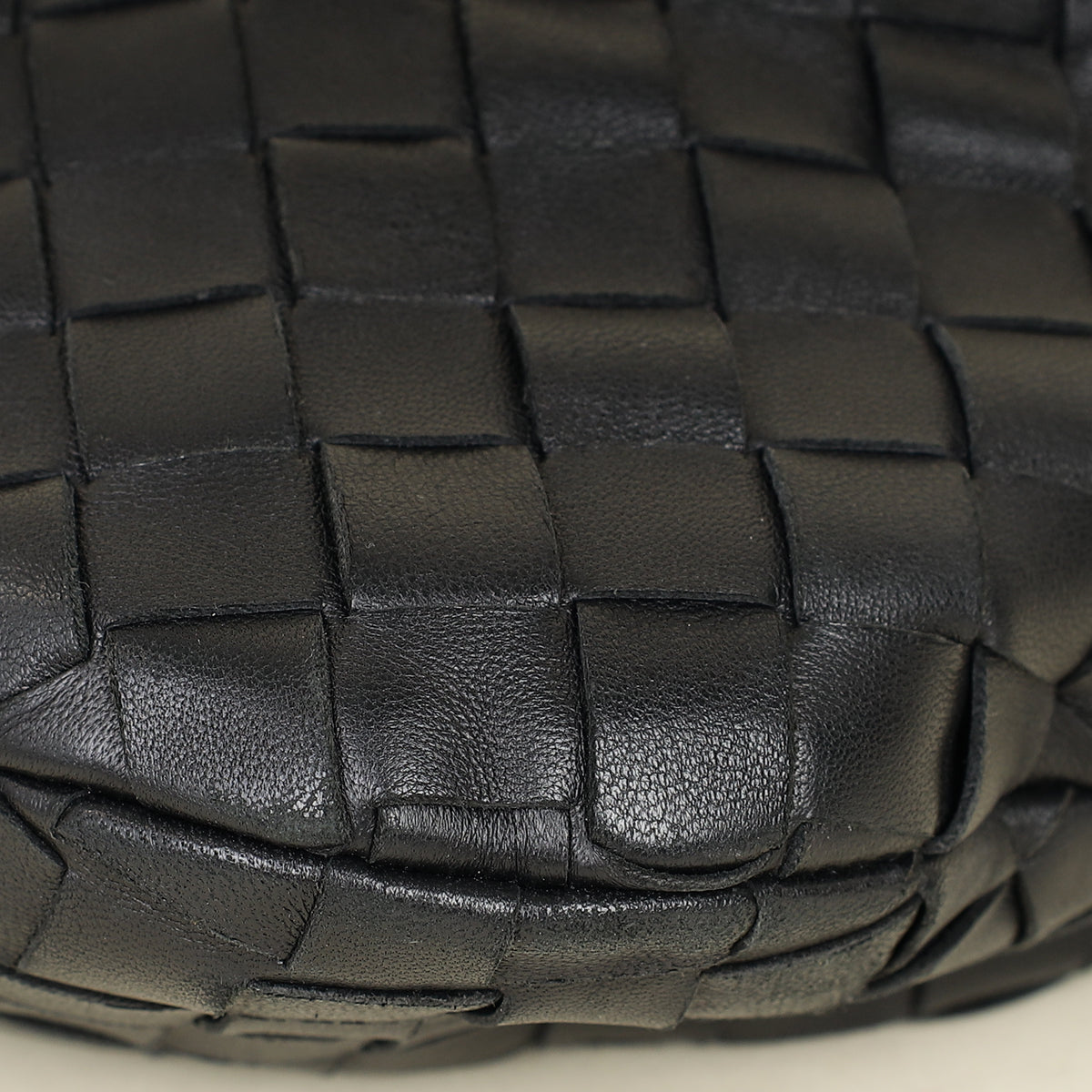 Bottega Veneta Black Intrecciato Mini Jodie Bag