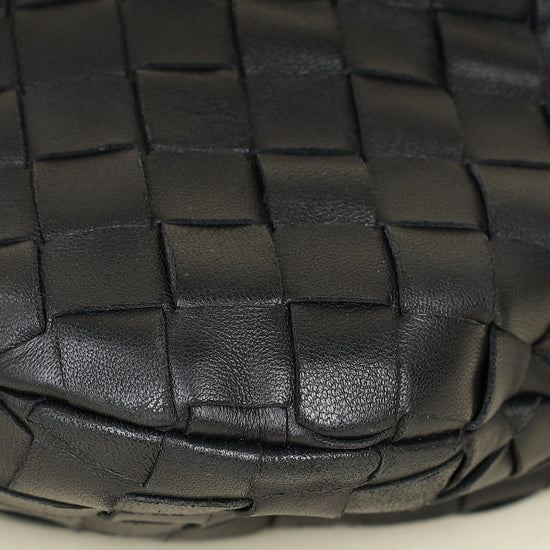 Bottega Veneta Black Intrecciato Mini Jodie Bag