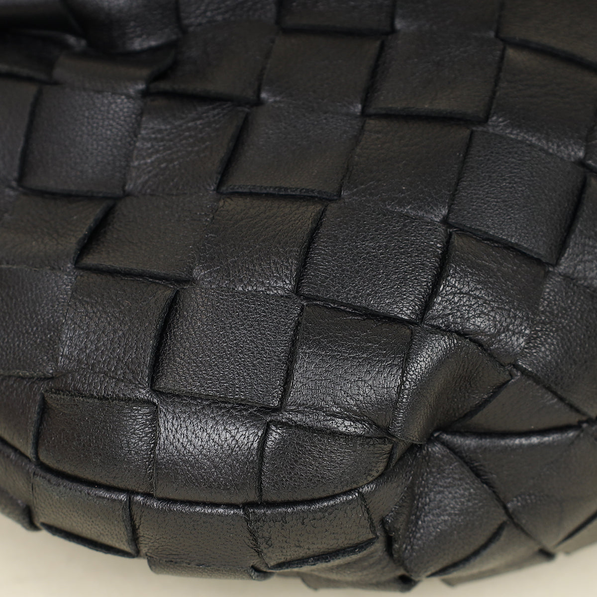 Bottega Veneta Black Intrecciato Mini Jodie Bag