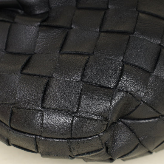 Bottega Veneta Black Intrecciato Mini Jodie Bag