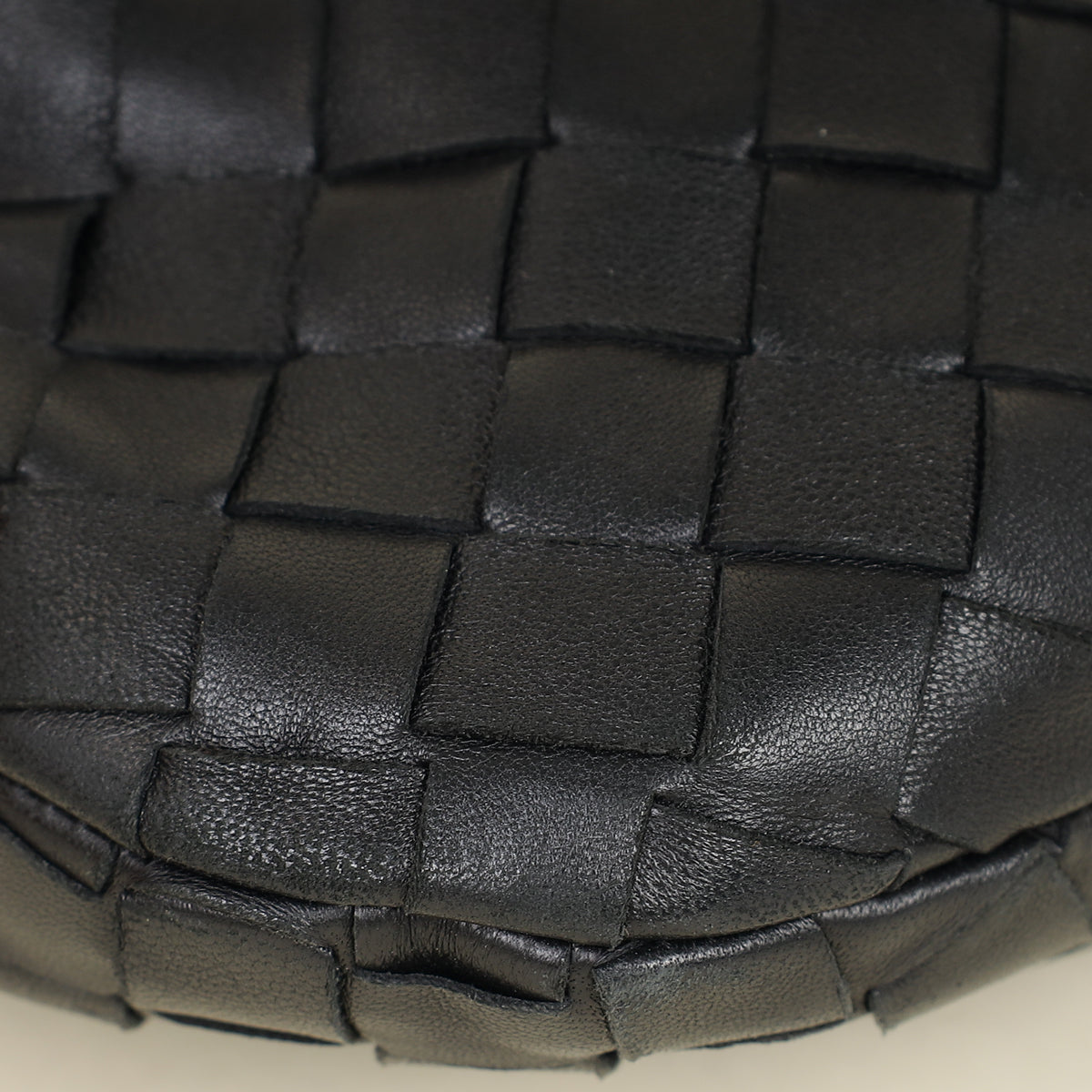 Bottega Veneta Black Intrecciato Mini Jodie Bag