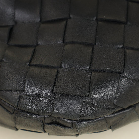 Bottega Veneta Black Intrecciato Mini Jodie Bag