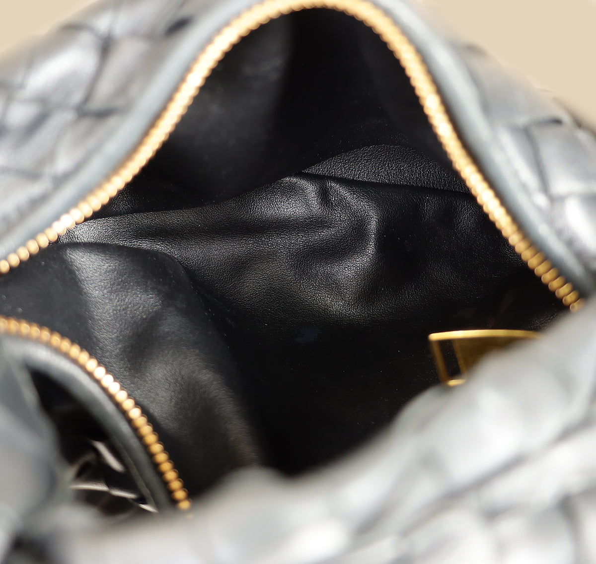 Bottega Veneta Black Intrecciato Mini Jodie Bag