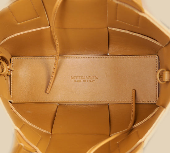 Bottega Veneta Camel Mini Arco Tote Bag