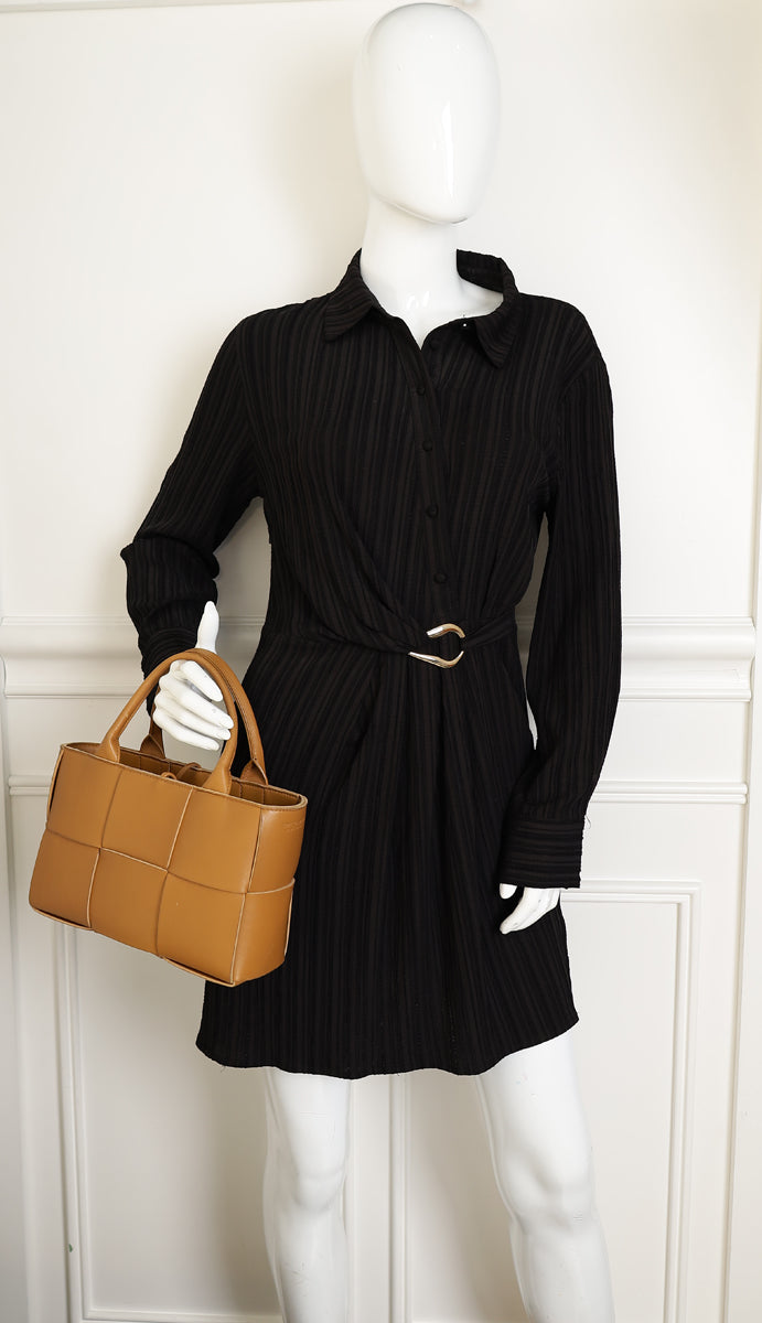 Bottega Veneta Camel Mini Arco Tote Bag