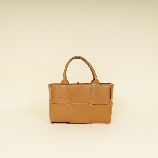 Bottega Veneta Camel Mini Arco Tote Bag