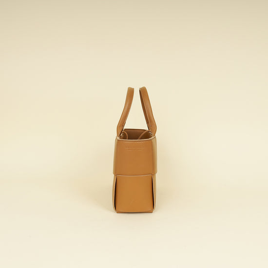 Bottega Veneta Camel Mini Arco Tote Bag