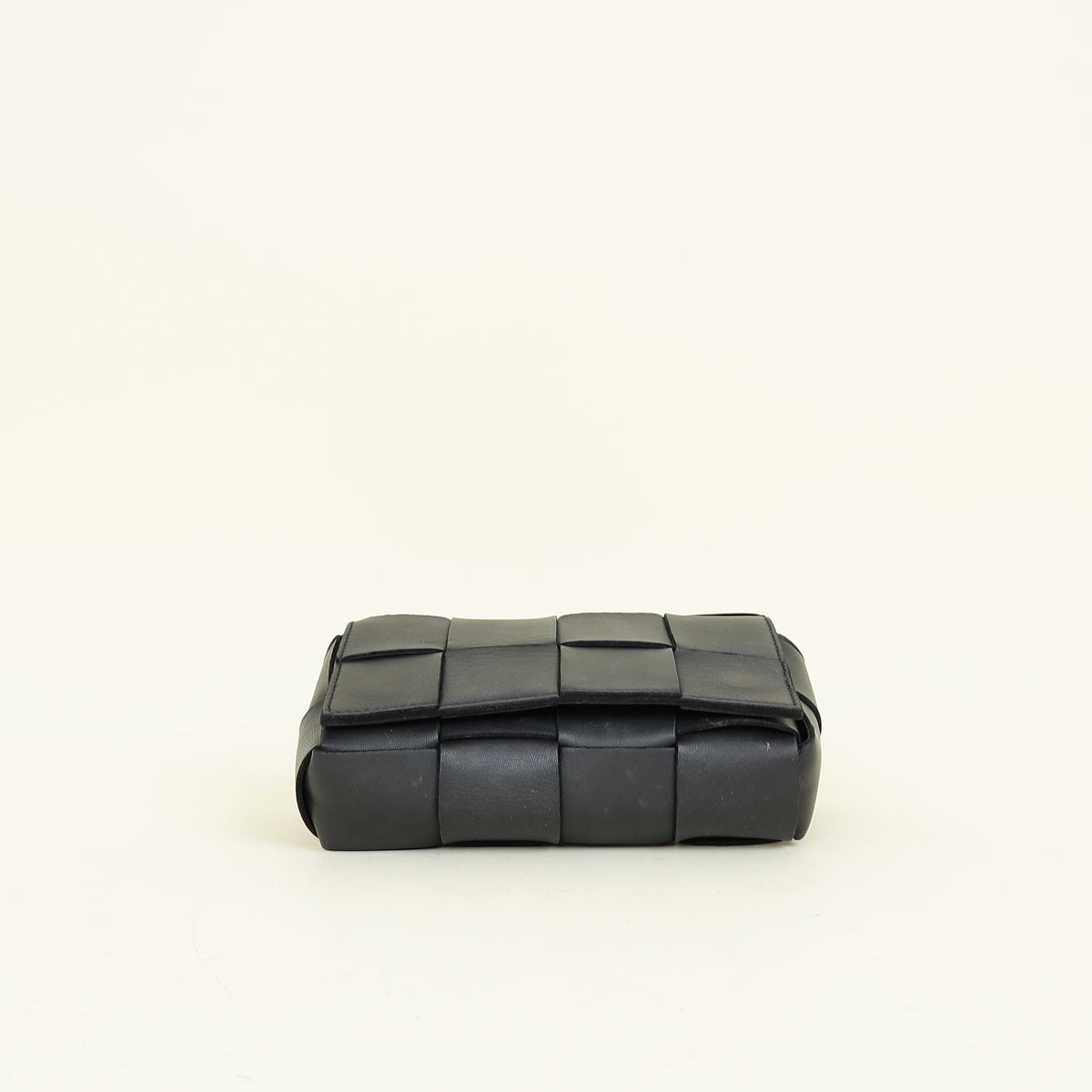 Bottega Veneta Black Cassette Convertible Belt Bag