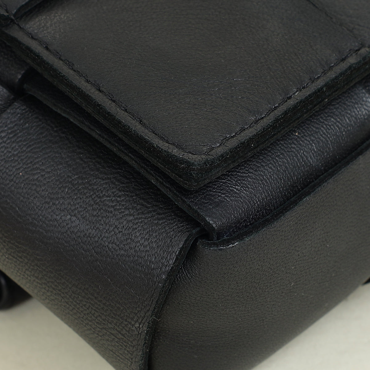 Bottega Veneta Black Cassette Convertible Belt Bag