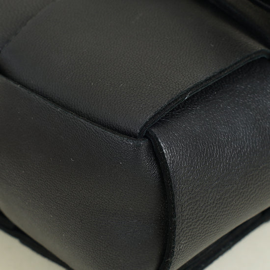 Bottega Veneta Black Cassette Convertible Belt Bag