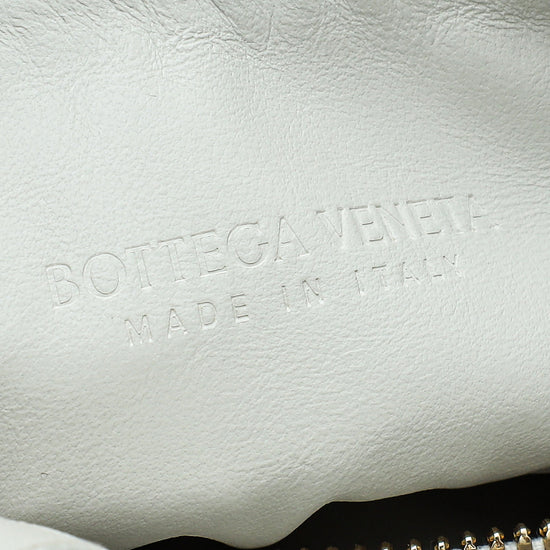 Bottega Veneta Chalk Intrecciato Mini Jodie Bag