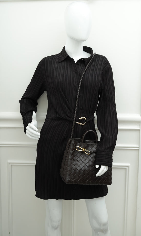 Load image into Gallery viewer, Bottega Veneta Fondant Intrecciato Small Andiamo Bag
