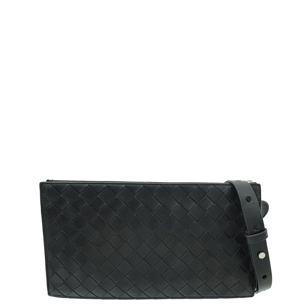 Bottega Veneta Black Nappa Intrecciato Men's Belt Bag-Bottega Veneta-THE CLOSET