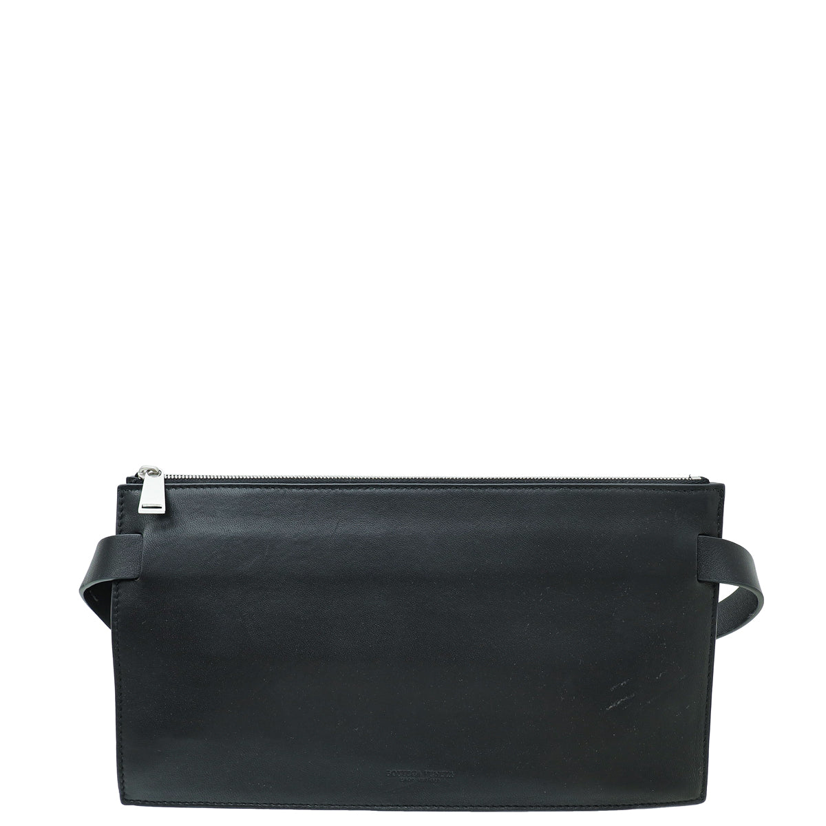 Bottega Veneta Black Nappa Intrecciato Men's Belt Bag-Bottega Veneta-THE CLOSET