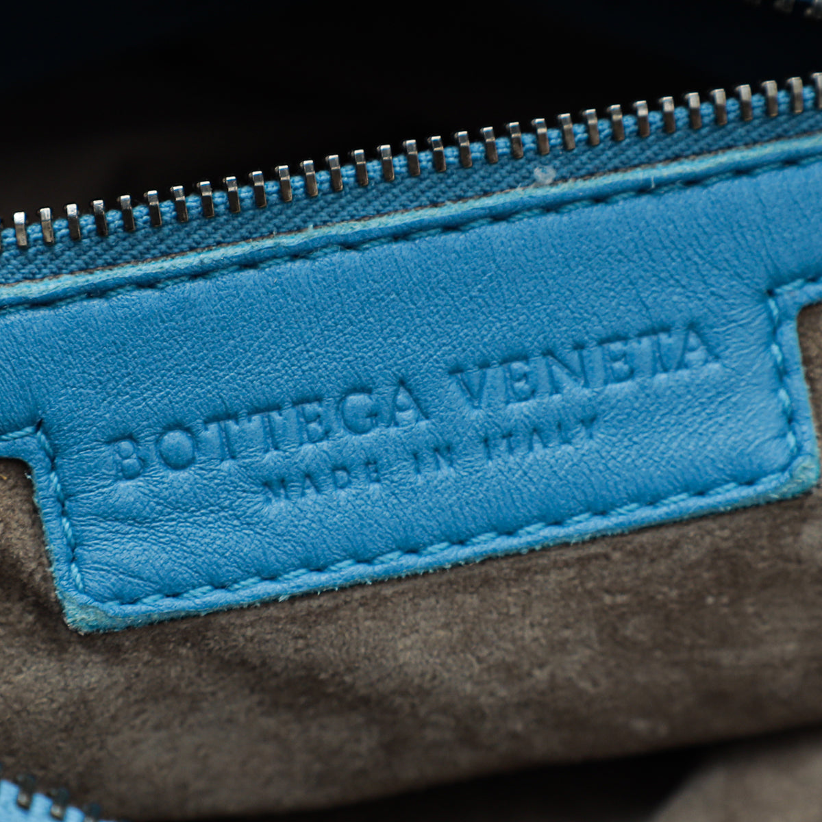 Bottega Veneta Blue Intrecciato Nappa Hobo Large Bag