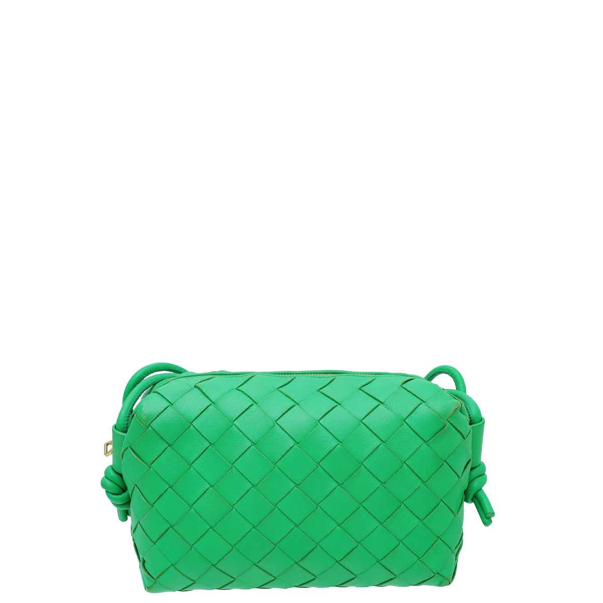 Bottega Veneta Parakeet Intrecciato Mini Loop Bag-Bottega Veneta-THE CLOSET