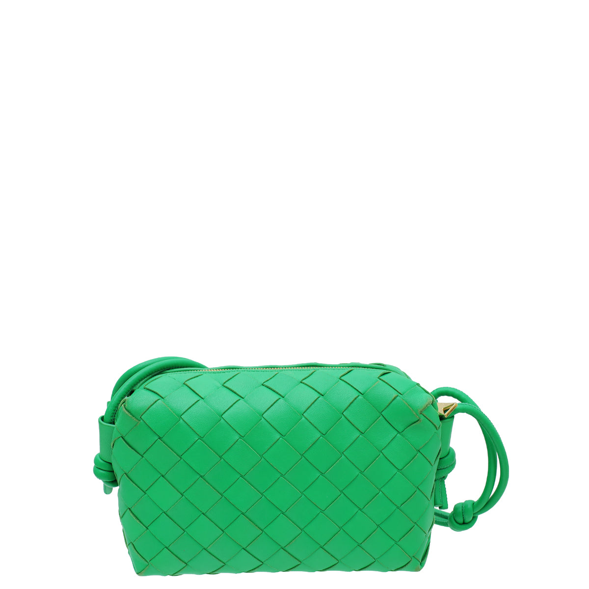 Bottega Veneta Parakeet Intrecciato Mini Loop Bag-Bottega Veneta-THE CLOSET