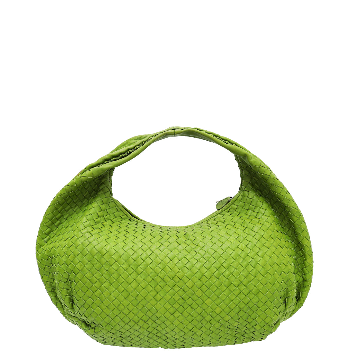 Bottega Veneta Lime Greem Intrecciato Nappa Hobo Bag-Bottega Veneta-THE CLOSET