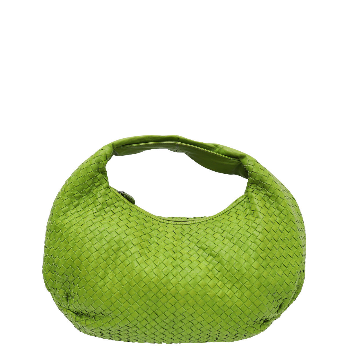 Bottega Veneta Lime Greem Intrecciato Nappa Hobo Bag-Bottega Veneta-THE CLOSET