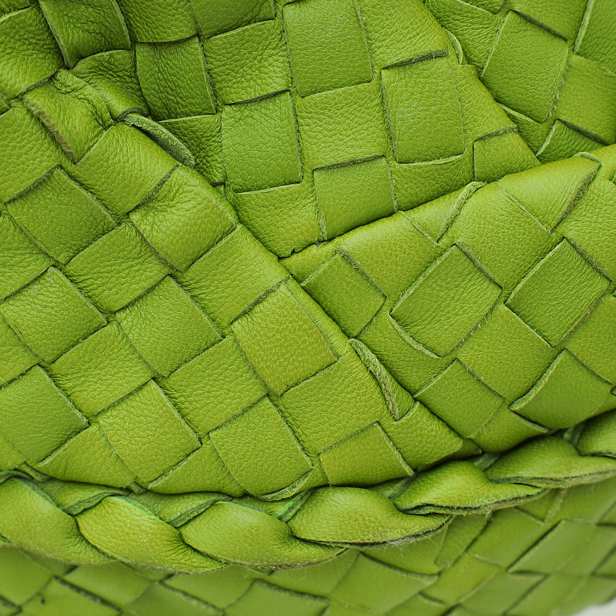 Bottega Veneta Lime Greem Intrecciato Nappa Hobo Bag