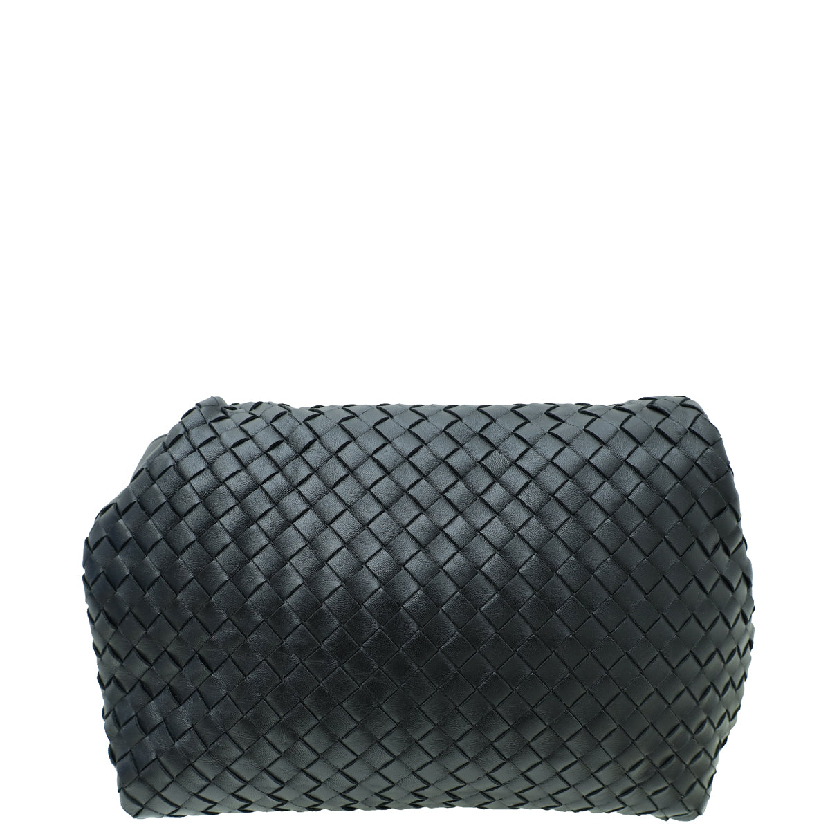 Bottega Veneta Black Nappa Intrecciato The Fold Crossbody Bag-Bottega Veneta-THE CLOSET