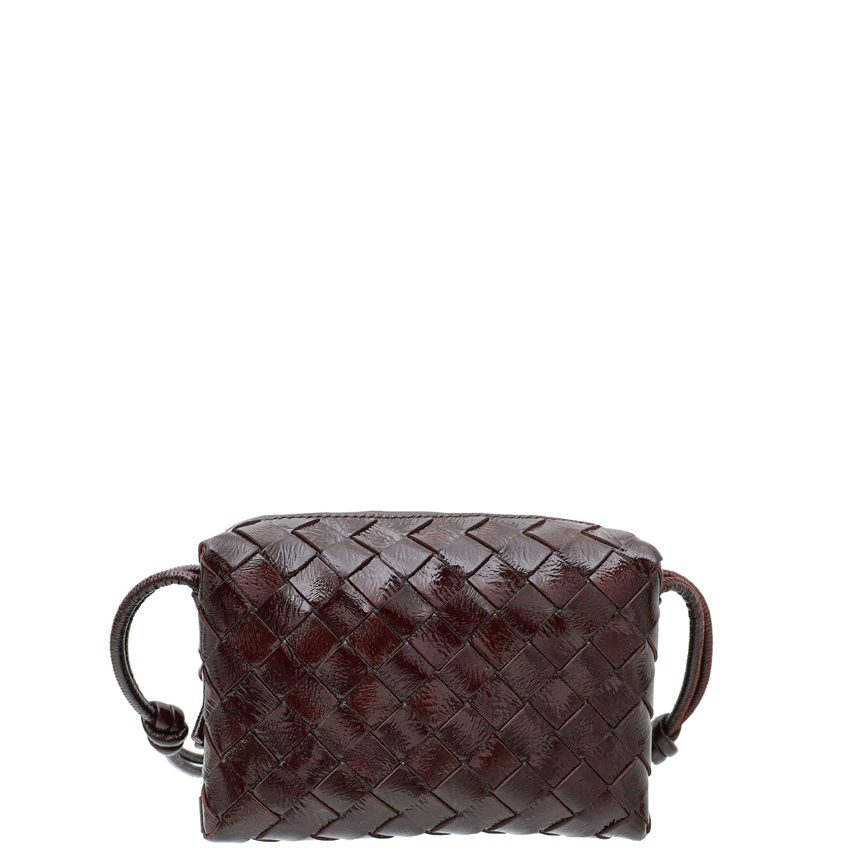 Bottega Veneta Brown Nappa Intrecciato Mini Loop Camera Bag-Bottega Veneta-THE CLOSET