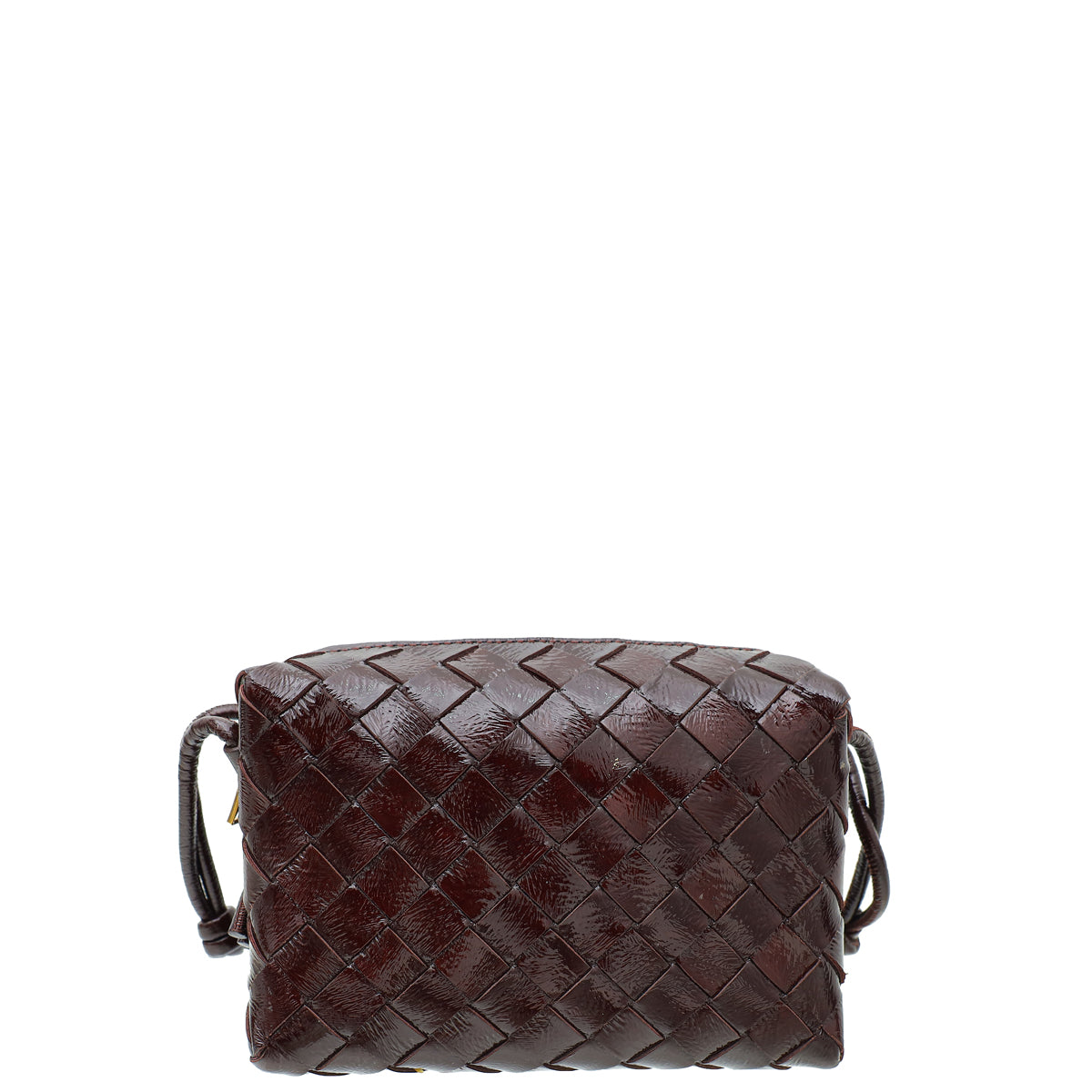 Bottega Veneta Brown Nappa Intrecciato Mini Loop Camera Bag-Bottega Veneta-THE CLOSET