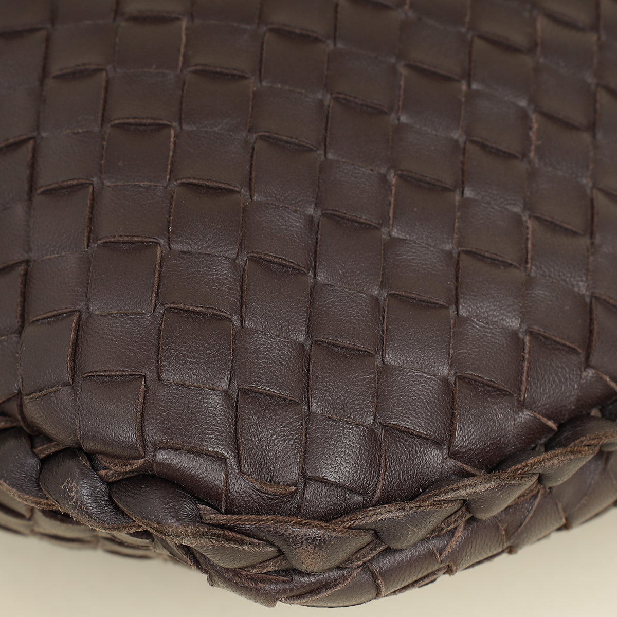 Bottega Veneta Chocolate Brown Intrecciato Veneta Hobo Large Bag