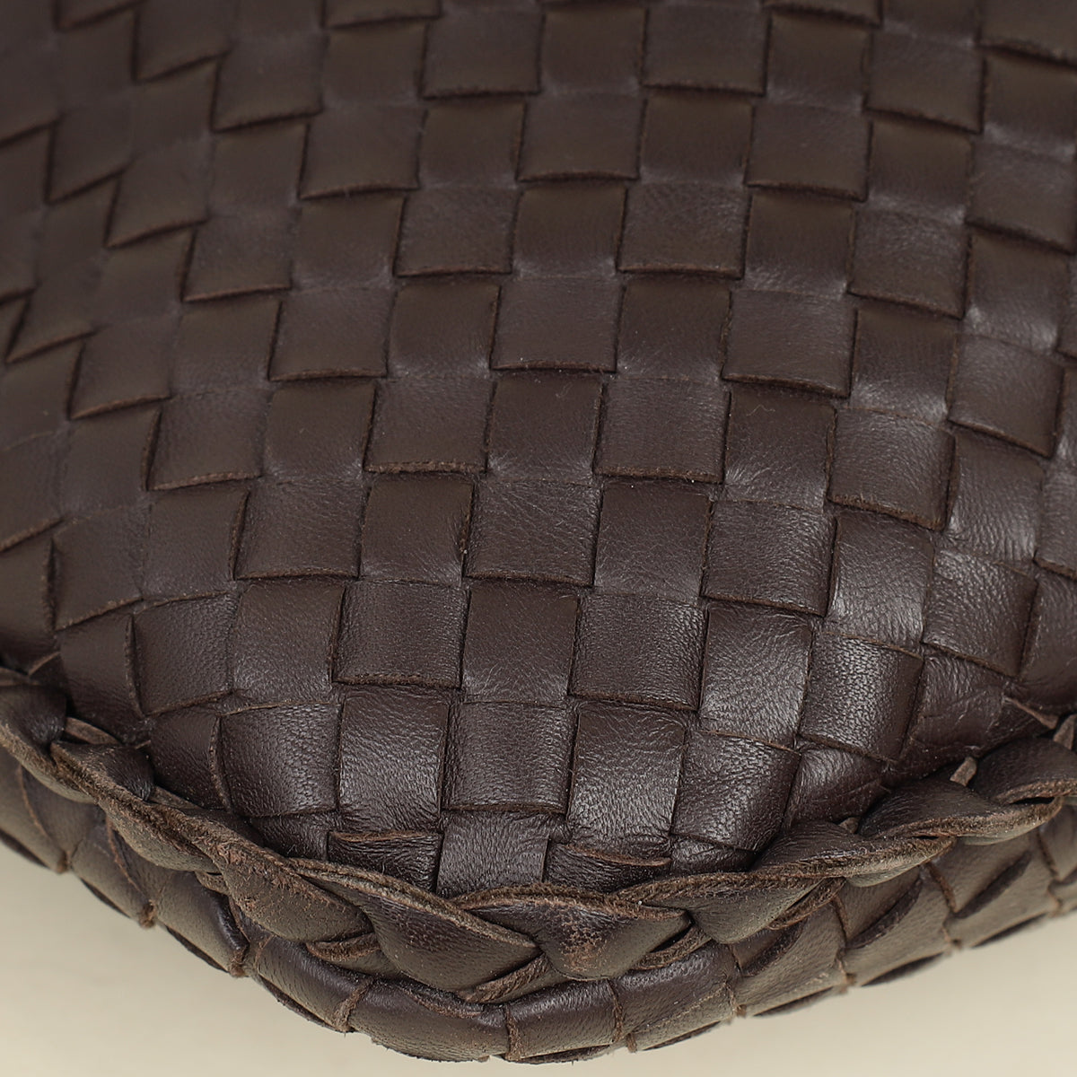 Bottega Veneta Chocolate Brown Intrecciato Veneta Hobo Large Bag