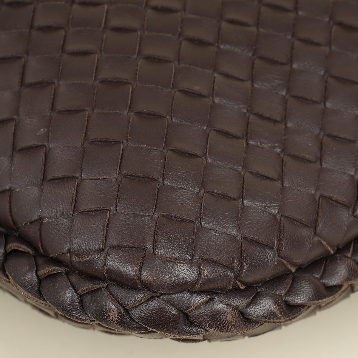 Bottega Veneta Chocolate Brown Intrecciato Veneta Hobo Large Bag