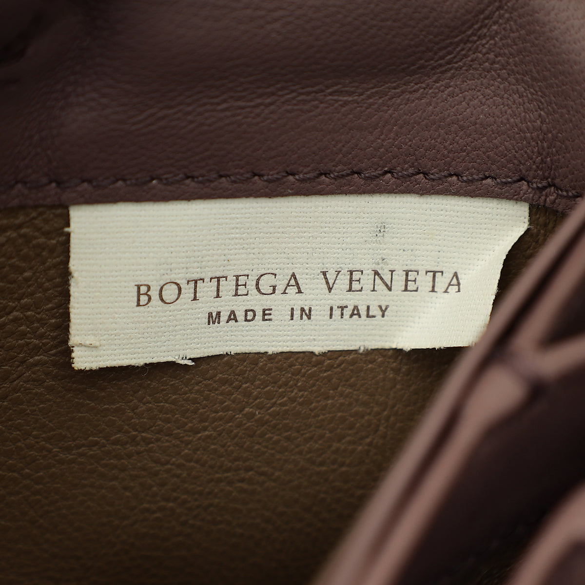 Bottega Veneta Deep Mauve Intrecciato Chain Wallet-Bottega Veneta-THE CLOSET