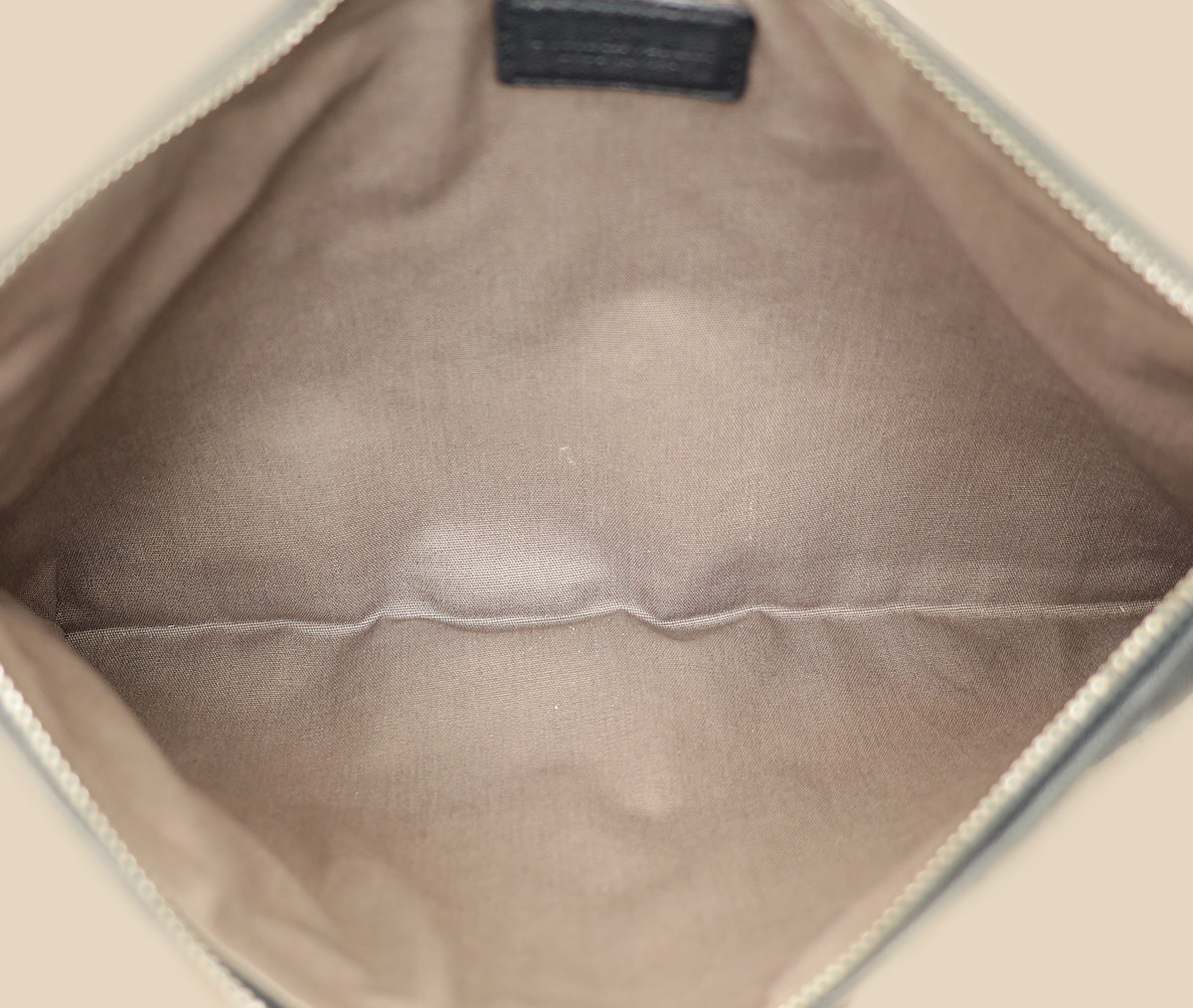 Bottega Veneta Tricolor Striped Intrecciato Zipped Pouch-Bottega Veneta-THE CLOSET