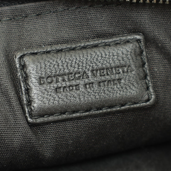 Bottega Veneta Bicolor Intrecciato Zipped Pouch-Bottega Veneta-THE CLOSET