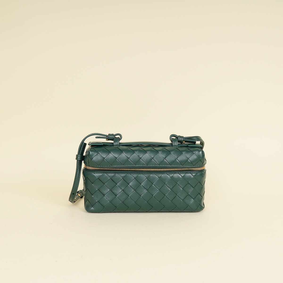 Bottega Veneta Emerald Green Intrecciato Bang Bang