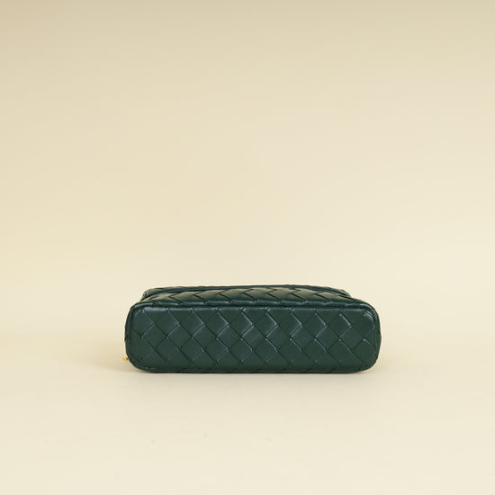 Bottega Veneta Emerald Green Intrecciato Bang Bang