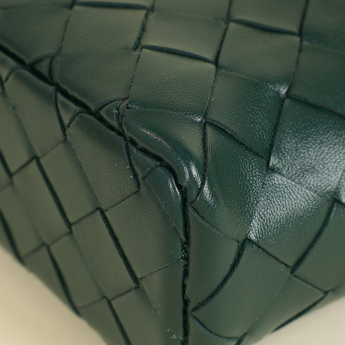 Bottega Veneta Emerald Green Intrecciato Bang Bang