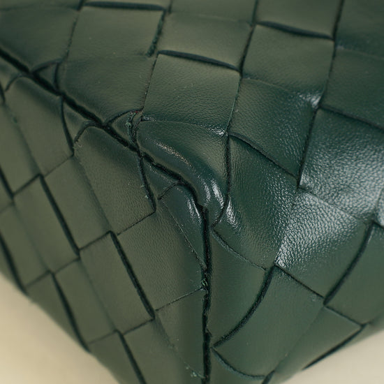 Bottega Veneta Emerald Green Intrecciato Bang Bang