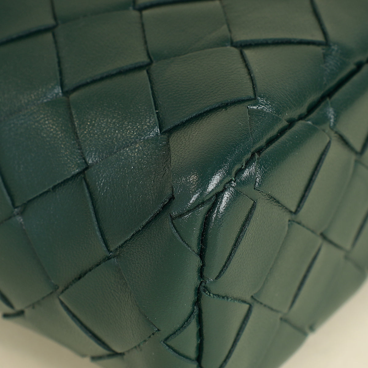 Bottega Veneta Emerald Green Intrecciato Bang Bang
